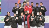 المنتخب الوطني ثانيا في البطولة العربية للكراتيه برصيد 15 ذهبية