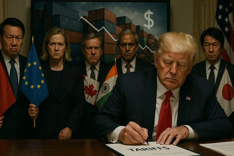 عاصفة رسوم ترامب تشعل غضبًا عالميًا