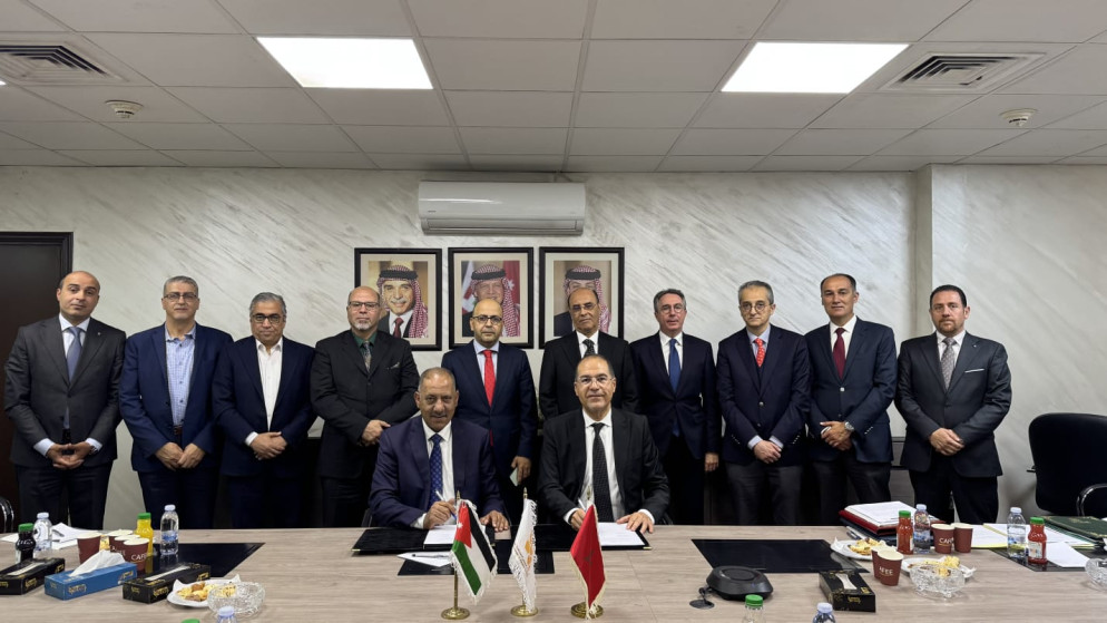 تعاون مشترك مذكرة تفاهم لتأسيس شراكة استراتيجية بين المدن الصناعية الأردنية وصندوق الإيداع والتدبير المغربي