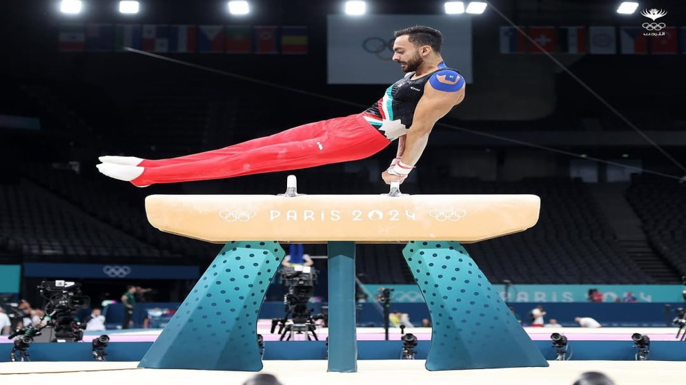 اللجنة الأولمبية الأردنية أبو السعود يتأهل إلى نهائي كأس العالم للجمباز