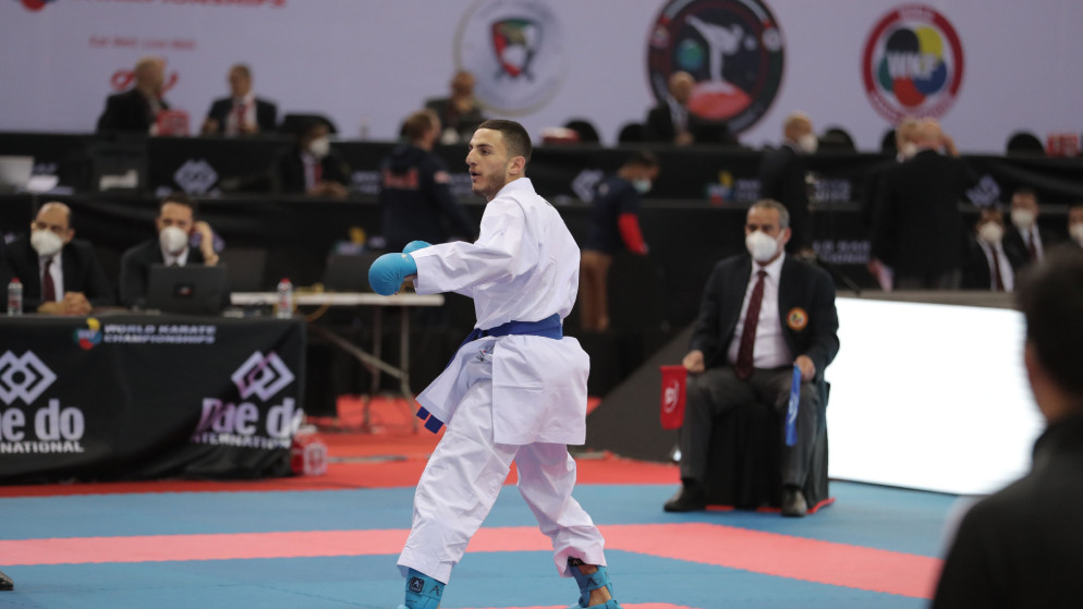 لاعب منتخب الكراتيه عفيف يلعب على الميدالية البرونزية بالدوري العالمي الأحد