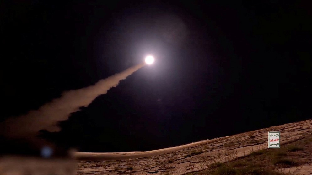 الجيش الإسرائيلي: إطلاق صاروخ لاعتراض آخر قادم من اليمن