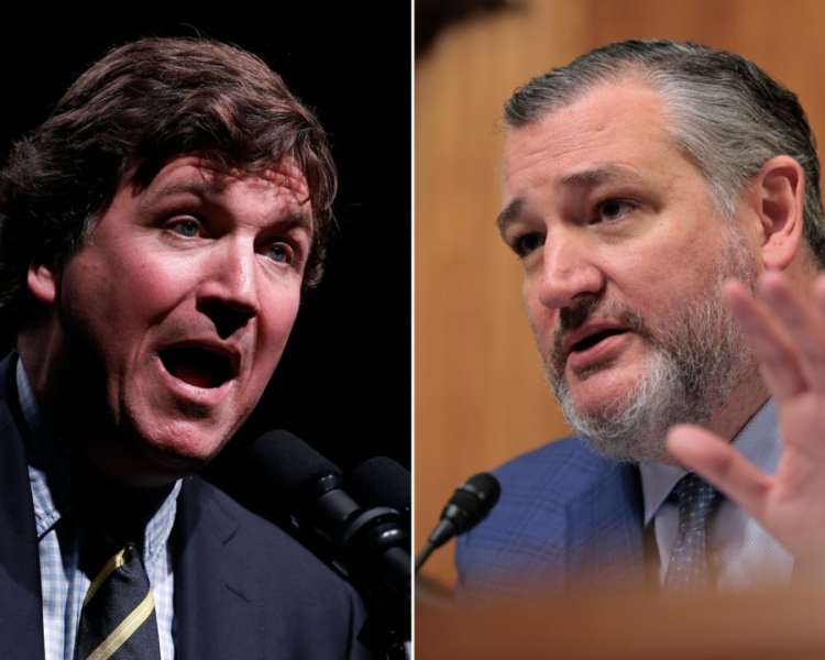 اشتباك ناري بين تاكر كارلسون وتيد كروز حول إسرائيل وإيران وأوكرانيا