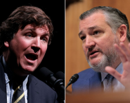 اشتباك ناري بين تاكر كارلسون وتيد كروز حول إسرائيل وإيران وأوكرانيا