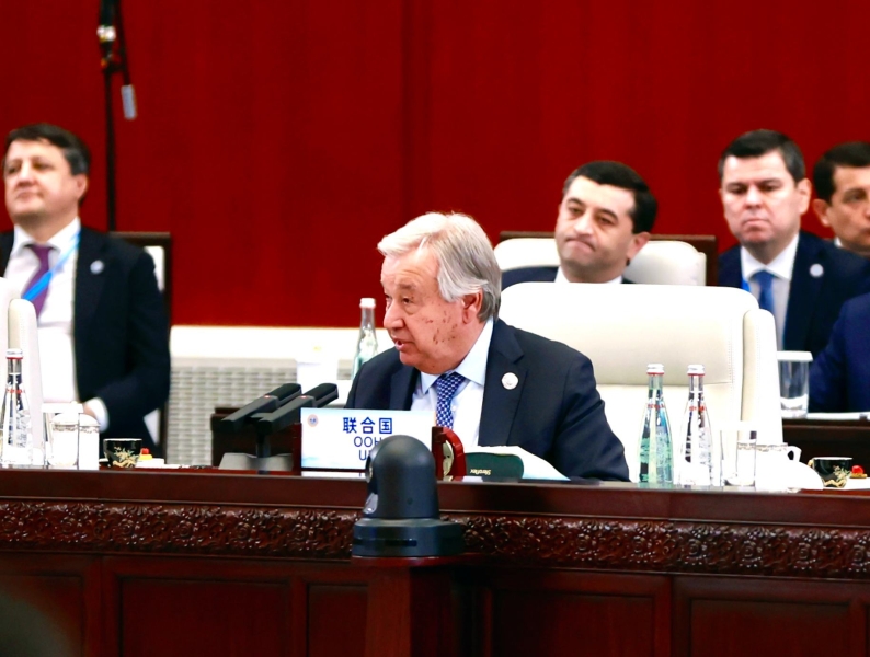 غوتيريش يدعو لتعزيز التعددية والسلام والاستدامة في قمة شنغهاي