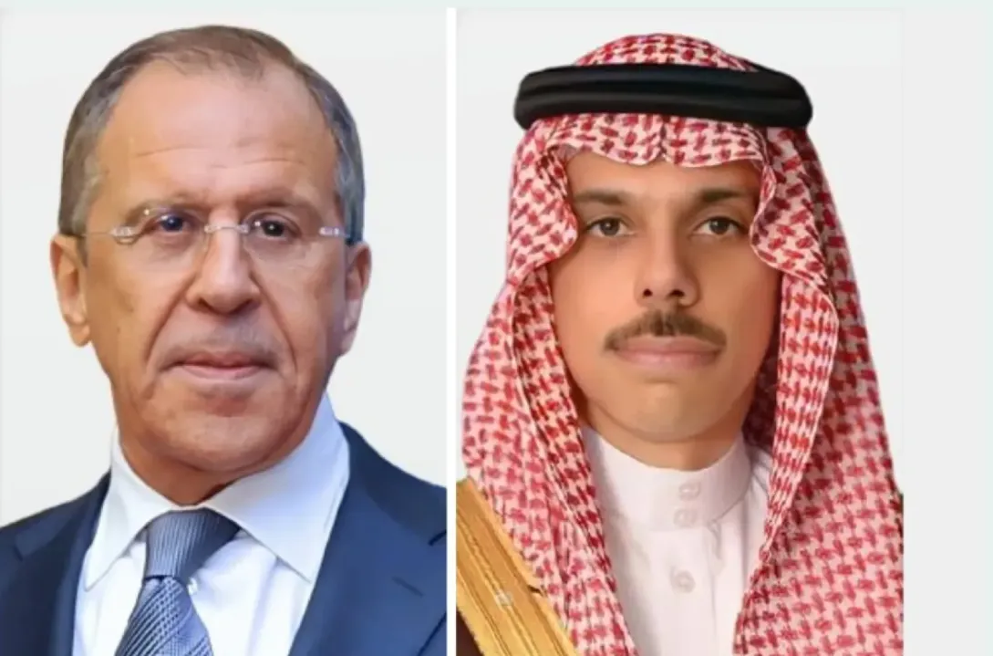 فيصل بن فرحان ولافروف يبحثان امن المنطقة