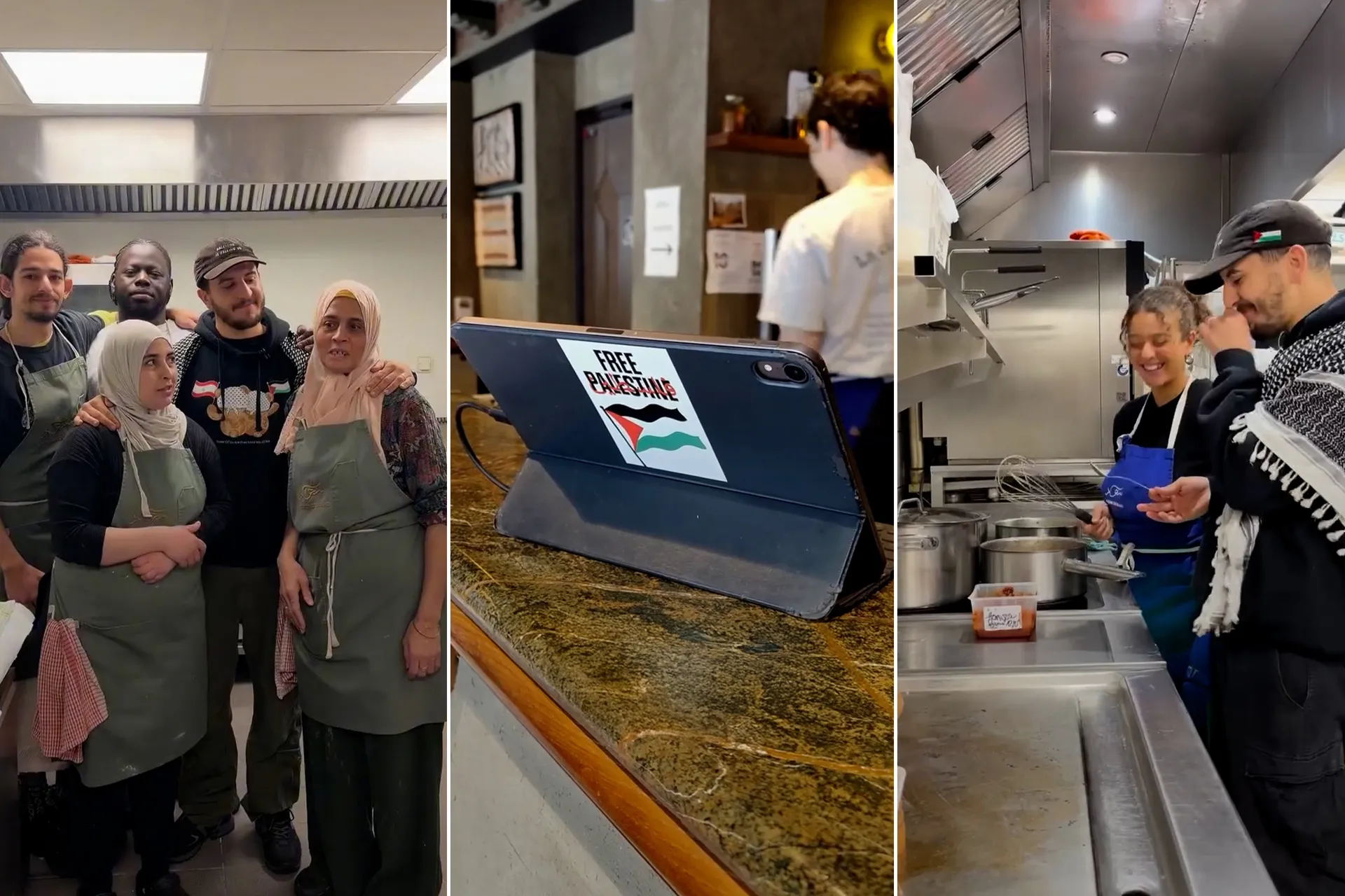 باريس: إغلاق مطعم بسبب ملصق فلسطين الحرة