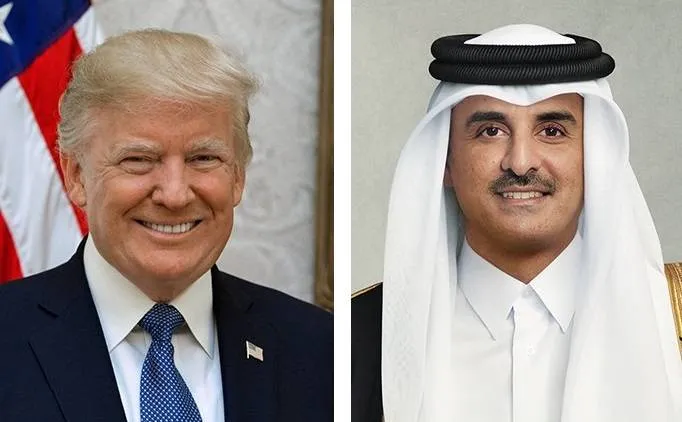 تميم وترامب يبحثان تداعيات اقليمية حاسمة